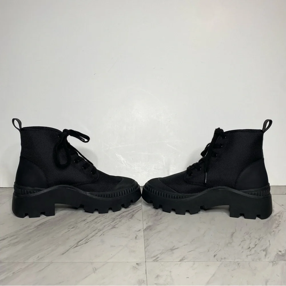 Tory Burch Camp Black Sneaker Boot 7M